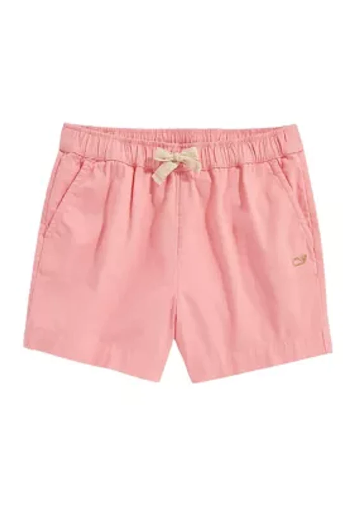 Girls 7-16 Pull On Twill Shorts