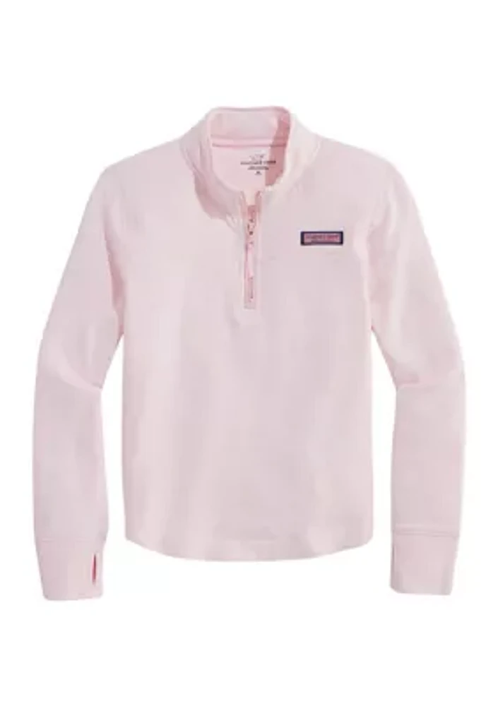 Girls 7-16 1/4 Zip Pullover