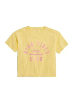 Girls 7-16 Boxy Graphic Short Sleeve T-Shirt