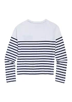 Boys 8-20 Boxy Whale Patch T-Shirt