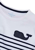 Boys 8-20 Boxy Whale Patch T-Shirt