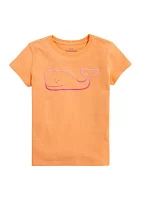 Girls 7-16 Puff Whale Short Sleeve T-Shirt