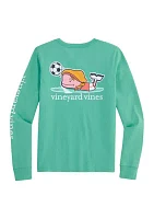 Girls 7-16 Soccer Long Sleeve T-Shirt