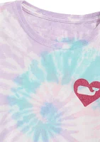 Girls 7-16 V-Day Tie Dyed Long Sleeve T-Shirt