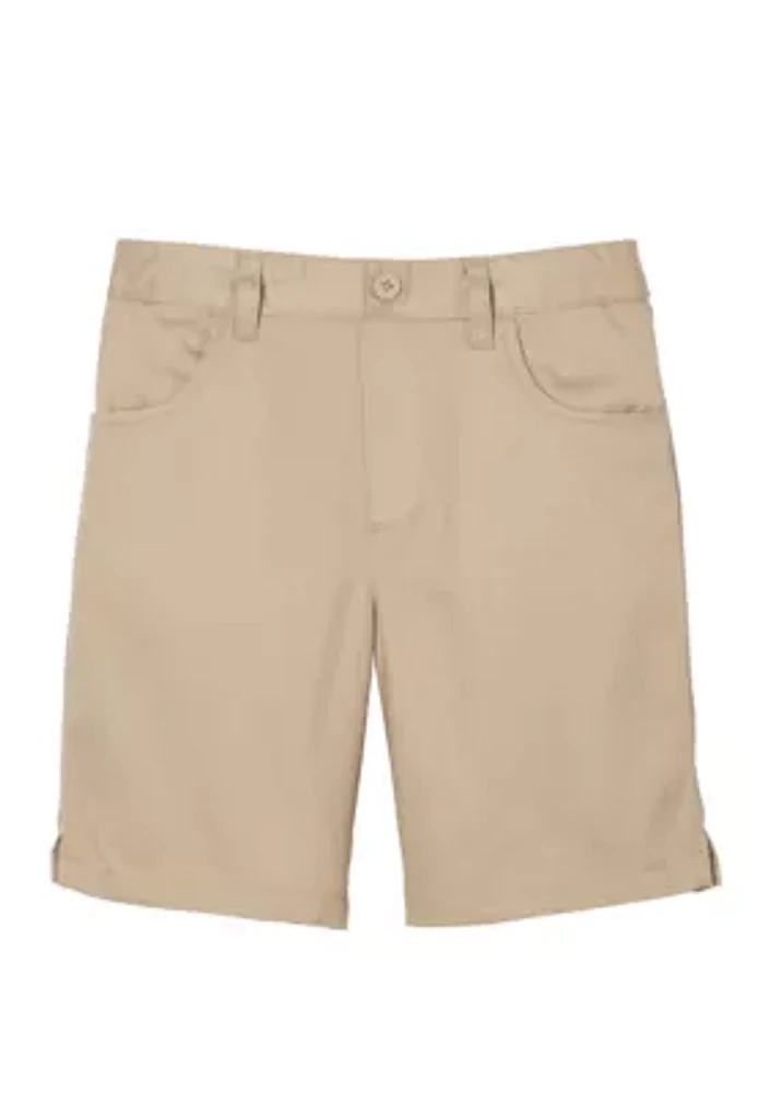 Girls 7-20 Pull On Twill Shorts