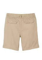 Girls 7-20 Pull On Twill Shorts