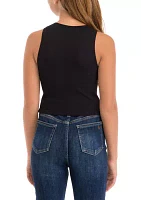 Girls 7-16 Cropped Seamless Tank Top