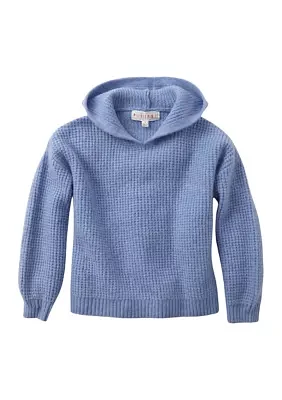 Girls 4-6x Solid Hooded Sweater