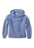 Girls 4-6x Solid Hooded Sweater