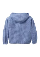 Girls 4-6x Solid Hooded Sweater