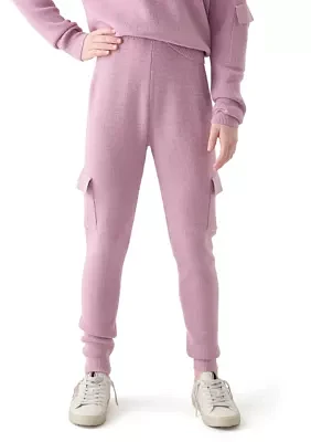 Girls 7-16 Sweater Jogger Pants