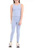 Girls 7-16 Seamless Set with Hoodie, Tank, and Leggings