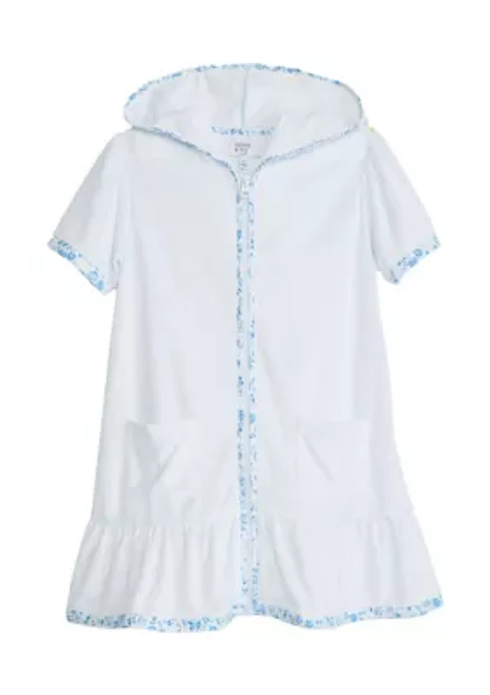 Girls 4-6x Hooded Swim Cover Up