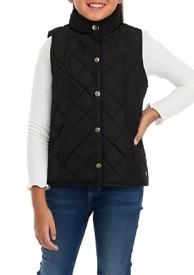 Girls 7-16 Quilted Vest