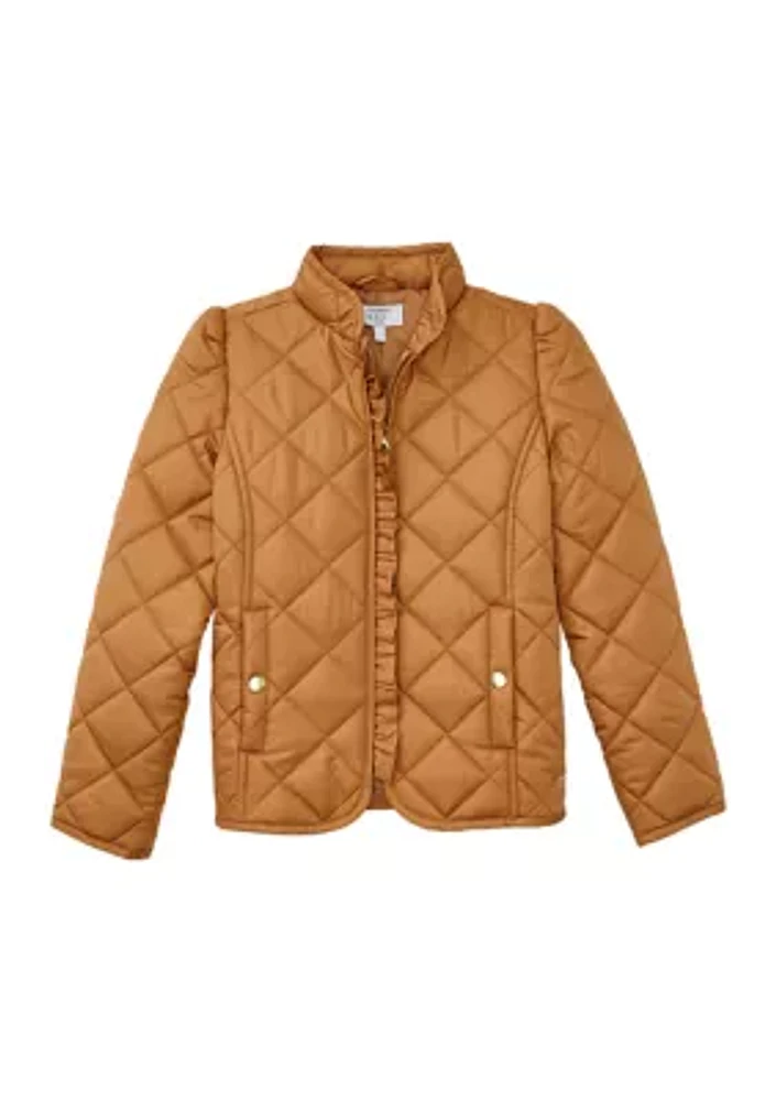 Girls 4-6x Quilted Barn Jacket