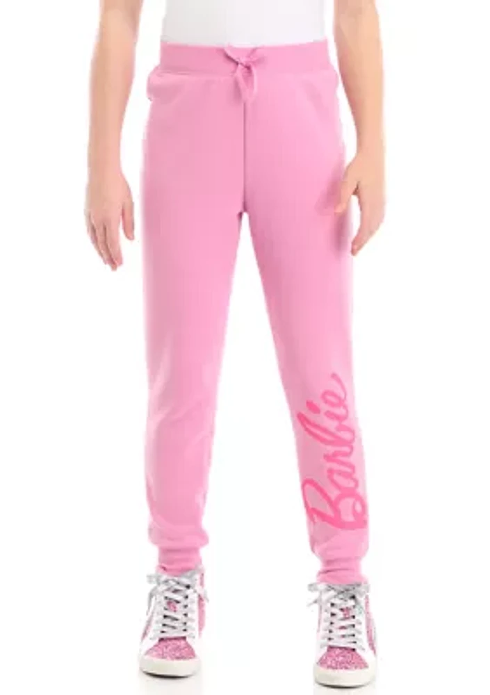 Girls 7-16 Barbie Fleece Joggers