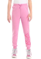 Girls 7-16 Barbie Fleece Joggers