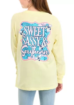 Girls 7-16 Sweet Sassy Bees Graphic T-Shirt