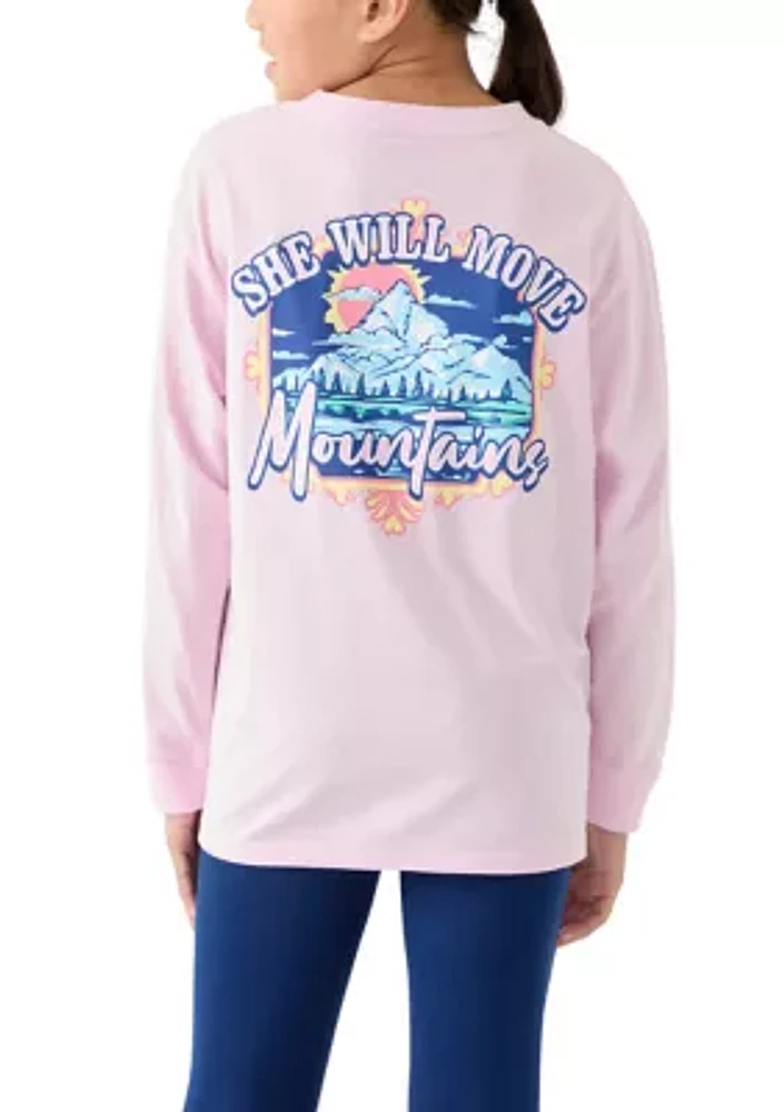 Girls 7-16 Winter Mountain Graphic T-Shirt