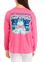 Girls 7-16 Shine Brighter Long Sleeve Graphic T-Shirt