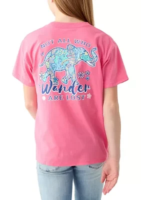 Girls 7-16 Elephant Graphic T-Shirt