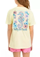 Girls 7-16 Sweet Seahorse Graphic T-Shirt