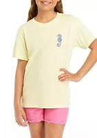 Girls 7-16 Sweet Seahorse Graphic T-Shirt