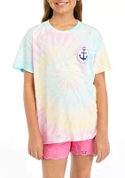 Girls 7-16 Salty Vibes Anchor Graphic T-Shirt