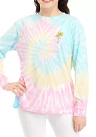 Girls 7-16 Tie Dye Sunshine and Sunflowers Graphic T-Shirt