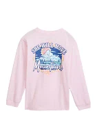 Girls 4-6x Snow Mountain Graphic T-Shirt