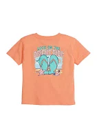 Girls 4-6x Brightside Flip Flops Graphic T-Shirt