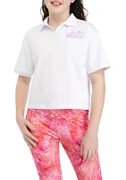 Girls 7-16 Short Sleeve Polo Shirt