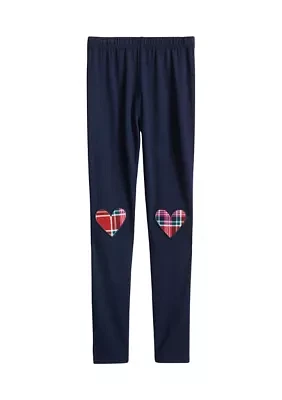 Girls 7-16 Heart Leggings