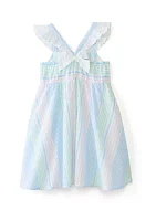 Girls 4-6x Bow Back Dress