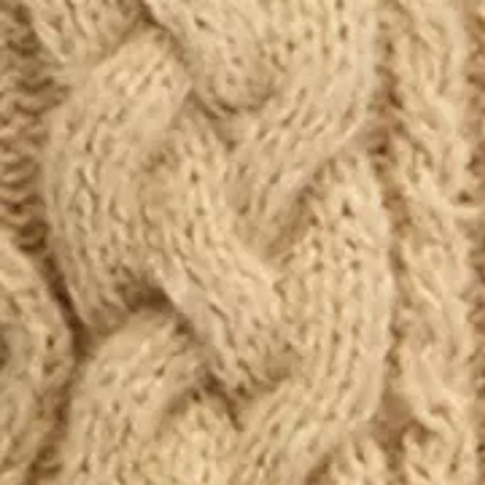 Girls 7-16 Cable Knit Sweater