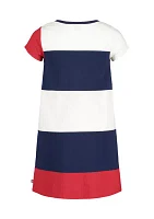 Girls 7-16 Color Block Jersey Dress