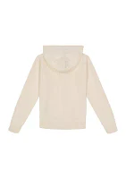 Girls 7-16 Zip Long Sleeve Sweater