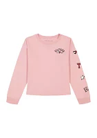 Girls 7-16 Mascot Long Sleeve T-Shirt