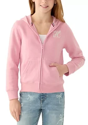 Girls 7-16 Fleece Zip Hoodie