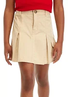 Girls 7-16 Twill Skirt