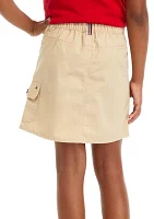 Girls 7-16 Twill Skirt