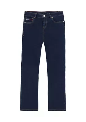 Girls 7-16 Mid Rise Flare Jeans