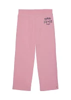 Girls 7-16 Wide Leg Fleece Pants