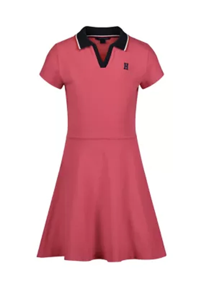 Girls 7-16 Johnny Collar Dress