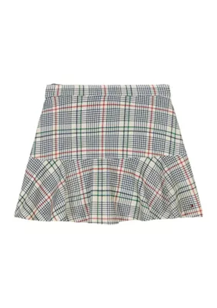 Girls 7-16 Printed Ponte Scooter Skort