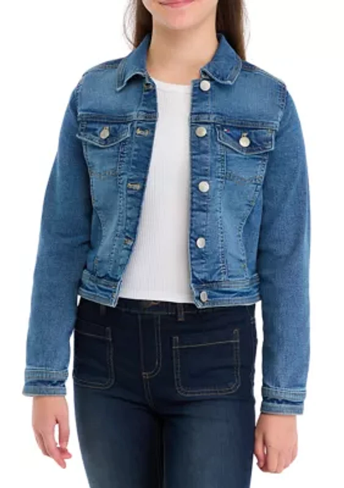 Girls 7-16 Classic Denim Jacket