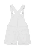 Girls 7-16 White Shortall