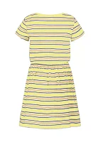 Girls 7-16 Striped T-Shirt Dress