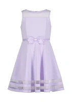 Girls 4-6x Illusion Mesh Dress