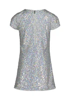 Girls 7-16 Sequin Shift Dress